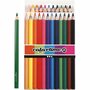 Kleurpotloden - Diverse Kleuren Potloden - JUMBO Formaat - Creatieve Hobby Potloden - DIY Potloden Voor Tekenen - Grote Kleurpotloden - Hobby Kleurmateriaal - L: 17,45cm - Vulling 5mm - Set Van 12 Stu