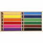 Kleurpotloden, diverse kleuren, vulling 3 mm, 144 stuk/ 1 doos