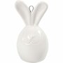 Konijn - Kleine Witte Konijnen - DIY Konijn Decoratie - Papieren Konijnenfiguren voor Knutselen - 6,7x3,6 cm - Wit - 12 Stuks