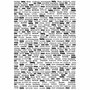 Bedrukt Kraft Papier - Uniek Zwart/Wit DIY Papier - Perfect voor Scrapbooking, Knutselen & Decoraties - A4 Formaat - 21x29,7 cm - 100 gr - 10 Vellen