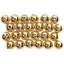 Kralen - Imitatie Gouden Parelkralen - DIY Sieraden Maken & Knutselen - Luxe Goudkleurige Hobbykralen - Geschikt Voor Kettingen & Armbanden - Diameter 8 mm - Gatgrootte 1 mm - Set van 50 Stuks