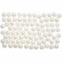 Kralen - Parels - Imitatie - Parelmoer - Sieraden maken - Parelmoerkleurige Kraaltjes - Diameter: 4mm - Gatgrootte: 0,7mm - 150 stuks