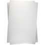 Krimpfolie - Mat Transparant Krimp Plastic - DIY Ovenkrimpfolie Voor Creatieve Kunst- en Decoratieprojecten - Afmetingen 20x30 cm - Set van 100 vellen