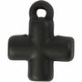 Kruis, zwart, afm 10x10 mm, gatgrootte 1,5 mm, 4 stuk
