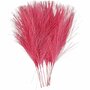 Kunstveren - Home deco - Veren - Polyester - Roze - 15x8cm - Creotime - 10 Stuks