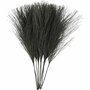 Kunstveren - Zwarte Polyester Veren - DIY Decoratie Veren Set - Knutselmateriaal - Hobby Veren - Creatieve Projecten - Lengte 15x8 cm - Set van 10 stuks