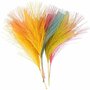 Kunstveren Polyester - Decoratieve Veelkleurige Veren - Knutselveren - Hobby Veren - Knutselveren - Sierveren - 15x8 cm - 10 Stuks