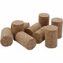 Kurken Stoppen - Natuurlijke Kurk - DIY Knutselmateriaal, Modelbouw & Decoratieve Kurken - Perfect voor Creatieve Projecten, Tafeldecoratie & Schoolprojecten - 4 cm Hoog - 50 Stuks