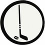 Hockey Stick Silhouetten - Happy Moments Hockey Stick Decoratie - DIY Zwart/Wit Hockey Stick Silhouetten - Kartonnen Hockey Stick Figuren - 25 mm - 20 Stuks