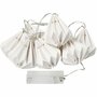 LED Lichtslinger met Lampenkapjes - DIY Lichtslinger met LED Lampjes - Witte Kartonnen Kapjes - Batterij Werking - 100 cm - 1 Stuk