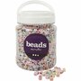 Letter Kralen - Alfabet Kralen voor Sieraden, Sleutelhangers & DIY Knutselprojecten - Pastelkleurige Letters - Perfect voor Kids & Creatieve Hobbys - 6x6 mm - 500 gr - 700 Stuks
