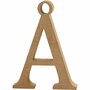 Letter, Å, H: 8 cm, dikte 1,5 cm, 1 stuk