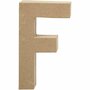 Grote Letter - Decoratieve Letters - Creatieve Decoratie - Houten Letters - DIY Letters - Figuurletters - Houten Decoratie - F - 20,5x11,6 cm - Dikte 2,5 cm - 1 Stuk