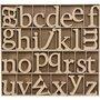 MDF Letters voor Decoratie – Set van 112 Stuks – 8 cm Hoogte, 2 cm Dikte – Houten DIY Letters – Inclusief Gratis Display