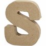 Letter, S, H: 10 cm, B: 8 cm, dikte 1,7 cm, 1 stuk