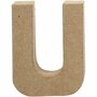 Letter, U, H: 10 cm, B: 8 cm, dikte 1,7 cm, 1 stuk
