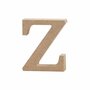 Papier-Mâché Letter Z Klein - Mini 3D Kartonnen Alfabet Letter - DIY Decoratie Letter voor Knutselen, Scrapbooking & Creatieve Ontwerpen - 8 cm Hoog - 2 cm Dikte