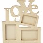 Houten Lijsten - Fotolijsten - Houten Decoratie - DIY Lijsten - Creatieve Decoratie - Fotolijsten Zonder Glas - Triplex - 19,7x16 cm - 10 Stuks