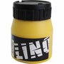 Linoleum Verf - Geel - Waterbasis - Dikke Consistentie - 250ml - Kwaliteitsverf voor Linoleum - Ideaal voor Creatieve Projecten