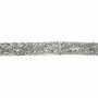 Lint, zilver, B: 10 mm, 5 m/ 1 rol