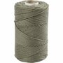 Macramé Koord - Mosgroen - DIY Creatief Knoopwerk - Hobbymateriaal - Gerecycled Katoen - Fijne Projecten - Wanddecoratie - 198 m - 2 mm - 330 Gr - 1 Rol