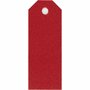 Manilla-labels, rood, afm 3x8 cm, 220 gr, 20 stuk/ 1 doos