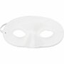 Masker, wit, H: 9,5 cm, B: 18,5 cm, 10 stuk