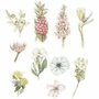 Masking Tape Stickers - Washi Tape Stickers - Bloemen Thema - Zelfklevende Stickers - Esthetische Stickers Voor Planner & Bullet Journal - DIY & Knutselen - Afm 25-60 mm - 30 Stuks