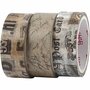Masking Tape - Decoratieve Correspondentie Tape - DIY Tape Voor Hobby - Kleurrijke Maskingtape - Lengte 5m - Breedte 15mm - Set van 3 Rollen