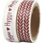 Masking Tape, Hygge en breisteek, B: 15 mm, 2x5 m/ 1 doos