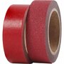 Masking tape, rood, B: 15 mm, 2 rol/ 1 doos