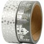 Vivi Gade Tape - Huizen en Stippen - 2 Rollen - 4 Meter Lang - Voor Kerstdecoratie