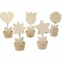 Memoclip - Decoratieve Clip - DIY Clip Voor Foto’s - Creatieve Knutselclip - Hobby Memo Clip - Hoogte 10cm - Diameter 5cm - Set Van 10 Stuks