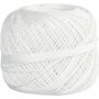 Katoengaren Wit - Mercerised - DIY Haken/Breien - 20 Gr - Zacht Katoen Garen - Voor Creatieve Projecten