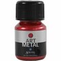 Metallic Verf - Acrylverf Metallic Lava Rood - Metaalverf - Lava Roodkleurige Metallic Hobbyverf - Glansverf - Shimmerverf - Art Metal - 30ml
