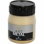 Metallic Verf - Schjerning Art Metal - Licht Goud - Snel Droog Glanzend DIY Verf - 250 ml - Geschikt voor decoraties op hout, metaal, glas en canvas - Eenvoudig aan te brengen en duurzaam.