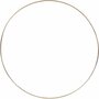 Metalen draadring, goud, d 30 cm, dikte 3 mm, 1 stuk