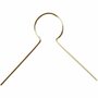 Metalen hanger, verguld, L: 22 mm, 50 stuk/ 1 doos