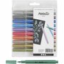 Metallic Marker Set - Goud & Zilver Stiften - Handlettering, Bullet Journals, Kaarten, DIY Decoraties & Creatieve Kalligrafie - 2-4 mm - 12 Stuks