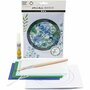 Mini Hobbyset - DIY Zonnevanger Mobiel Maken - Knutselset van Karton & Zijdepapier - Creatieve Hanger voor Raamdecoratie - Inclusief Lijm & Kwast - Geschikt voor Alle Leeftijden - 1 Doos