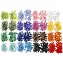 Mini mozaïek - Kunsthars mozaïek - Mat/glanzend mozaïek - DIY mozaïek - Creatief knutselen - Dikte 2 mm - Inclusief assortimentsdoos - 5x5+10x10 mm mozaïek