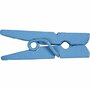 Mini wasknijpers, blauw, L: 25 mm, B: 3 mm, 36 stuk/ 1 doos