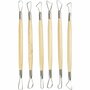Mirettes Set, scherpe kanten, L: 20 cm, 6 stuk