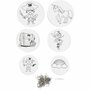 Mobiel Piraten en Eenhoorns - Kartonnen Mobiel Set - DIY Kinder Mobiel - Creatieve Hangdecoratie - Mobiel Maken Kit - 12/15/18 cm - 20 Sets