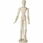 Model - Houten Mannequin - Tekenmodel Voor Hobby - DIY Creatief Model - Houten Pop Voor Tekenen - Hoogte 30cm - 1 Stuk