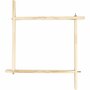 Multi Fotolijst - Verstelbare DIY Lijst - Creëer Je Eigen Maatwerk Fotolijst - Eenvoudig in Gebruik - Houten Stokken met Schroefbevestiging - 8,5 - 43 cm - 1 Stuk