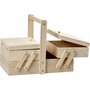 Naaidoos - Houten Naaidoos - DIY Naaidoos Organisatie - Keizerin Boom - 24x16,3x19 cm