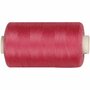 Naaigaren - Polyester Garen - DIY Textielgaren - Mode Garen - Kwaliteitsgaren Voor Stofreparaties - Handwerkgaren - Extra Sterk & Duurzaam - Roze - 1000m - 1 Klos