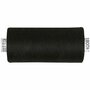 Naaigaren Zwart - Sterk Garen - DIY Kleding Reparatie - Zwart Stevig Garen - Naaibenodigdheden - Garen Voor Handwerk - Polyester Garen - 1000 m - 1 Rol