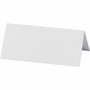 Naamkaarten - Wit - Creatieve Hobby Kaarten - DIY Decoratie Labels - Voor Namen En Teksten - Formaat 9x4cm - Gewicht 220gr - Set Van 20 Stuks